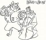 Beast Beauty Coloring Pages Printable Disney Color Belle Book Kleurplaten Print 1991 sketch template