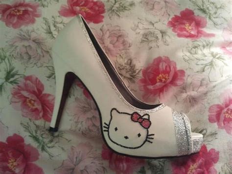 Items Similar To Hello Kitty Wedding Shoes On Etsy