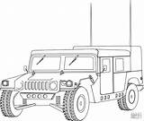 Coloring Army Car Military Hummer Pages Humvee Kids Outline Vehicles Jeep Clipart Clip Printable Tank Cars Drawing Truck Vehicle Clker sketch template