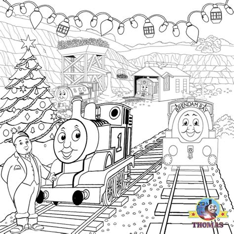 christmas coloring pages  kids printable thomas snow pictures