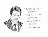 Swanson Ron sketch template