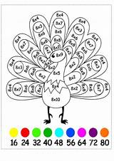 Magique Coloriage Anglais Multiplication sketch template