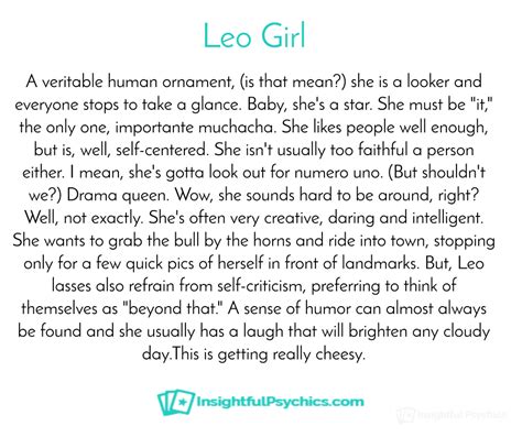 Leo Woman Guide