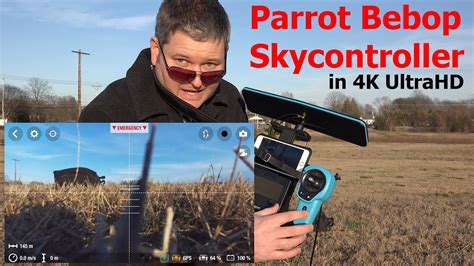 parrot bebop drone  skycontroller ultimate demonstration   ultrahd youtube