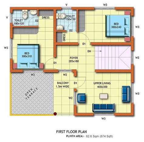 bedroom house plans indian style  pooja room land  fpr