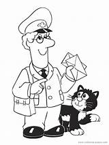 Pat Postman Coloring Drawing Pages Clipart Motorcycle Cat Getdrawings Cartoons Mailman Mail Drawings Popular Webstockreview Gif sketch template