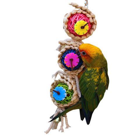 buy bird parrot accessories bird toys parrot toys swing parrot ball hanging