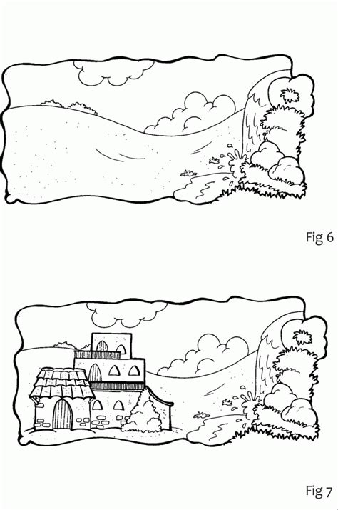 wise man foolish man coloring pages coloring home