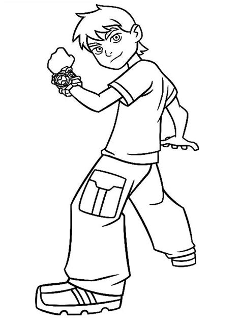 ben  coloring pages realistic coloring pages