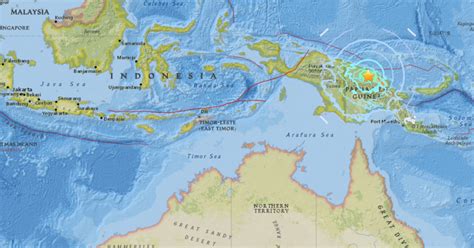 Papua New Guinea Struck By 6 5 Magnitude Earthquake Georgia Straight