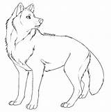 Lineart Lobos Lapiz Kipine Furry Winged Bocetos Leyendas Siluetas únicos Canine Kumi sketch template