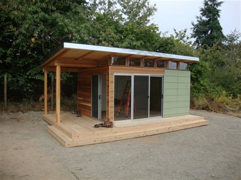 modern shed home office space  frame  day