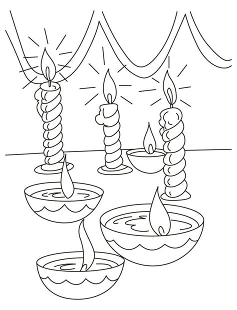 happy diwali coloring pages diwali drawing diwali colours flower