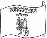 Wisconsin Flag Coloring State Pages 1848 Drawing Utah Printable Color California Supercoloring Getdrawings Bird Getcolorings Categories sketch template