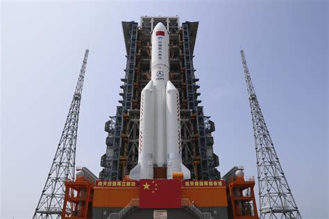 china  launch heavenly harmony space station core module