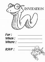 Coloring Pages Kids Invitations Invitation Oleh Diposting Admin Di sketch template