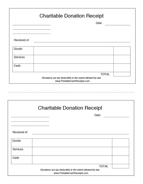 donation receipt template    gordons comission
