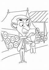 Mr Bean Coloring Pages Fair Kids Worksheets Cartoons Printable Books Parentune sketch template