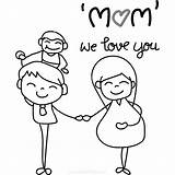 Mom Xcolorings sketch template