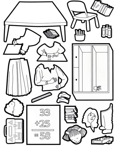 cutting coloring pages coloring home