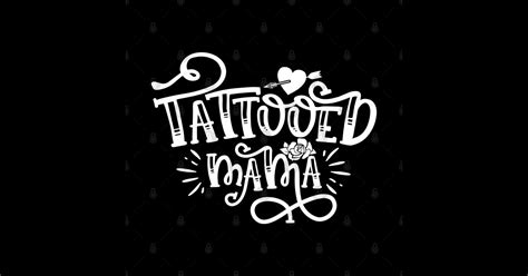 Tattooed Mama Inked Mom Tattooed Mom Pin Teepublic