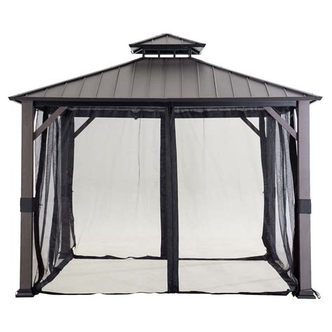 sunjoy replacement mosquito netting     ft hardtop gazebo set hardtop gazebo gazebo