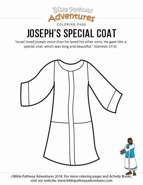 josephs coat   colors coloring page   bible