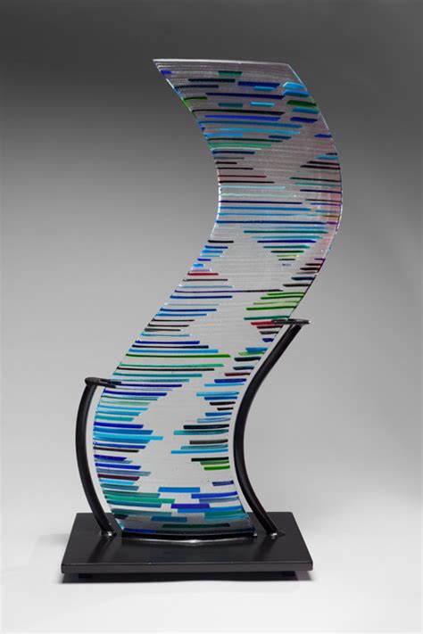 Big Curve By Ernest Porcelli Art Glass Sculpture Artful Home