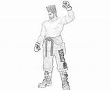 Tekken Paul Tournament Tag Phoenix Profil Coloring Pages Another sketch template