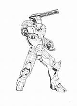 Iron Man Coloring Pages Powerful Printable sketch template