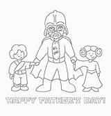 Coloring Fathers Father Pages Grandpa Happy Darth Vader Printable Card Wars Star Dad Birthday Son Cards Daddy Crafts Color Theme sketch template