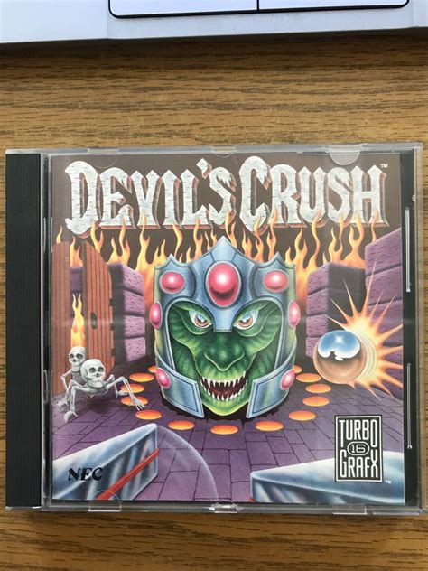 Devils Crush Item Box And Manual Turbografx 16