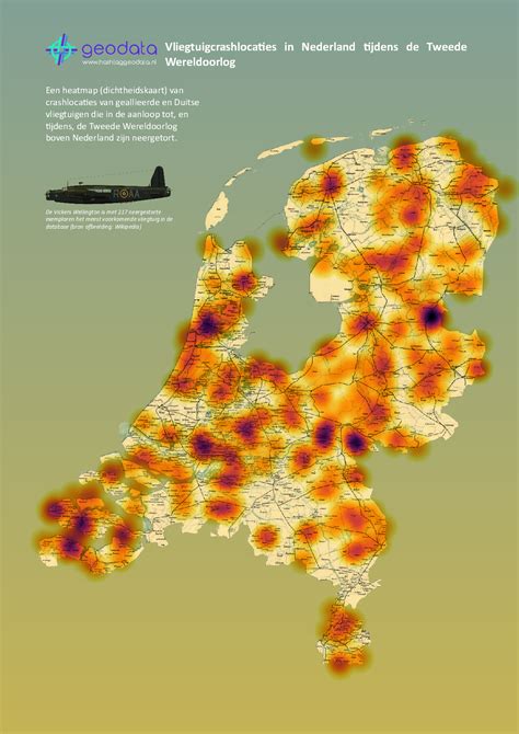 locaties van vliegtuigcrashes boven nederland tijdens de oorlog rthenetherlands