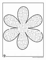 Maze Printable Mazes Petal sketch template