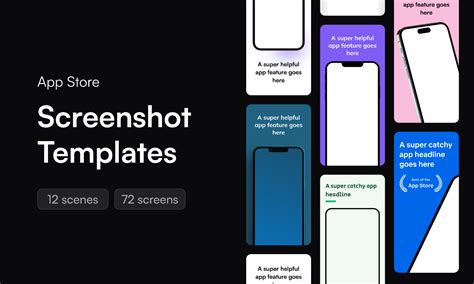 app store screenshot template figma