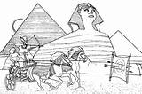 Egypt Coloring Pages Egypte Pyramide Printable Egyptian Bowman Adult Drawing Coloriage Et Sphynx Un Sphinx Chariot Soldiers Ancient Colorier égypte sketch template