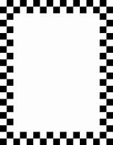 Checkered sketch template