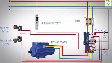 phase contactor  overload wiring diagram wiring diagram