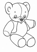 Coloring Teddy Holidays Bear Tongue Slipped Pages sketch template