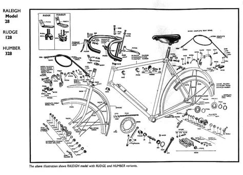retro raleighs  raleigh lentons  peter  kohler bike print bicycle bike