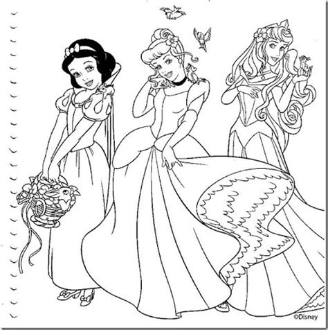 Desenho Para Pintar Princesas Imagui