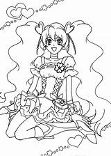 Coloring Anime Pages Printable Pretty Girls Cure Color Kids Manga Books Cute Print Getcolorings Nagisa Source Visit Site Details Sexy sketch template