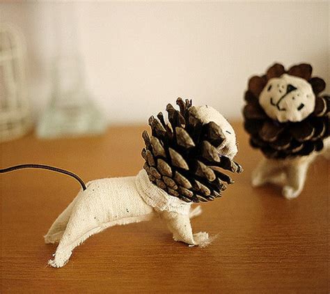 Pine Cone Lion We Love A Nature Craft