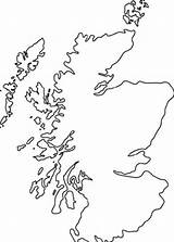 Scotland Schotland Kleurplaten Printen sketch template