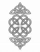 Celtic Designs Knot Printable Coloring Mandala Patterns Pages Interior House Irish sketch template