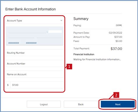 express pay  time payment option digital banking user guide