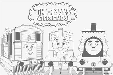 printable thomas  train coloring pages  kids