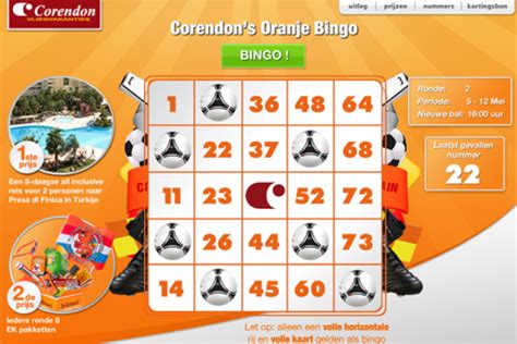 corendons oranje bingo emerce eguide