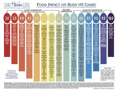 ph food chart printable   detailed ph chart