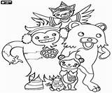 Mascots Coloring Olympic Vancouver 2010 Pages Printable Mascot sketch template